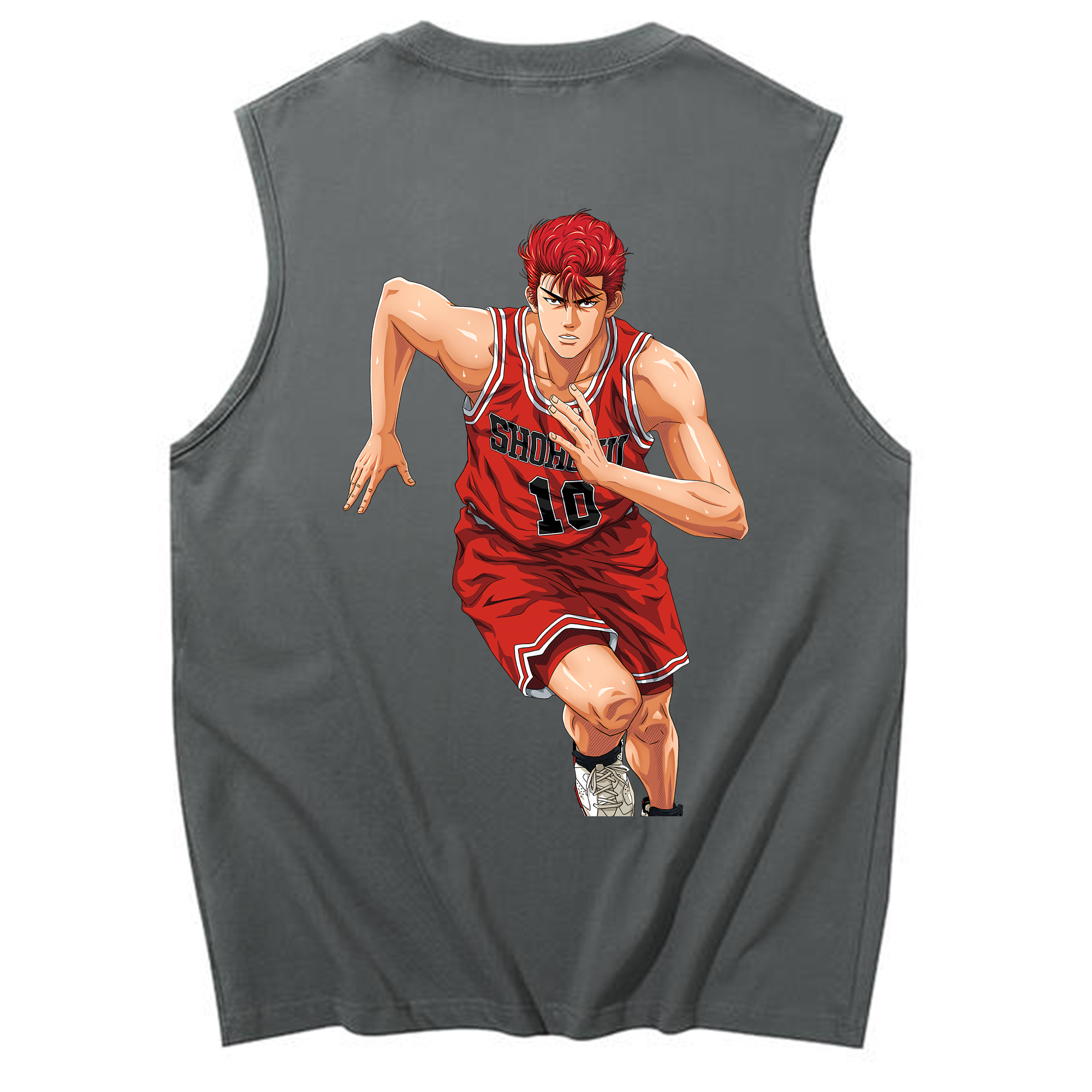 （画像用） SLAM DUNK／スラムダンク コットン100％タンクトップ（背面プリント）
